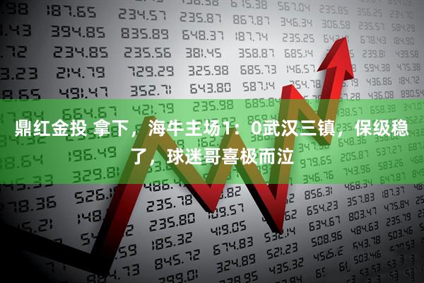 鼎红金投 拿下，海牛主场1：0武汉三镇，保级稳了，球迷哥喜极而泣